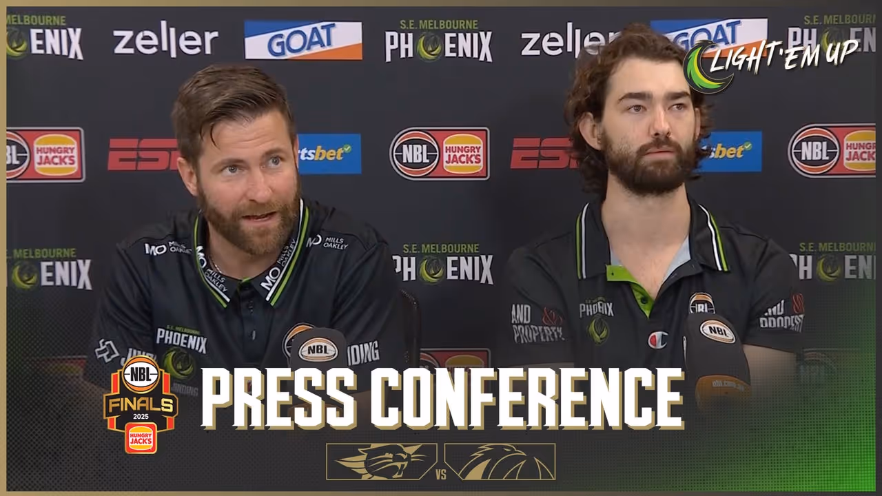 Josh King & Jordan Hunter Press Conference vs Perth Wildcats (Seeding Qualifier, NBL25)