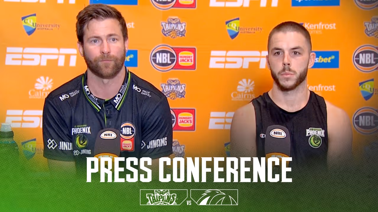 Josh King & Ben Ayre Press Conference vs Cairns Taipans (Round 16, NBL25)