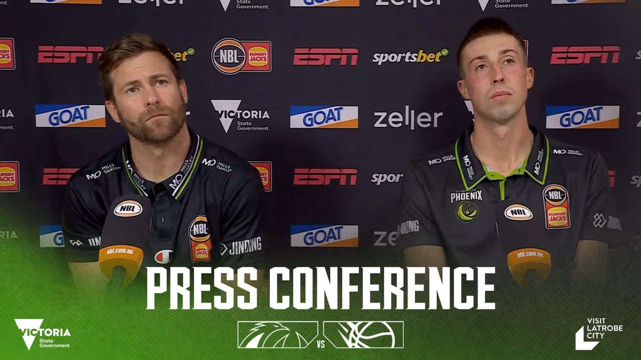 Josh King & Joe Wieskamp Press Conference vs Brisbane Bullets (Round 16, NBL25)