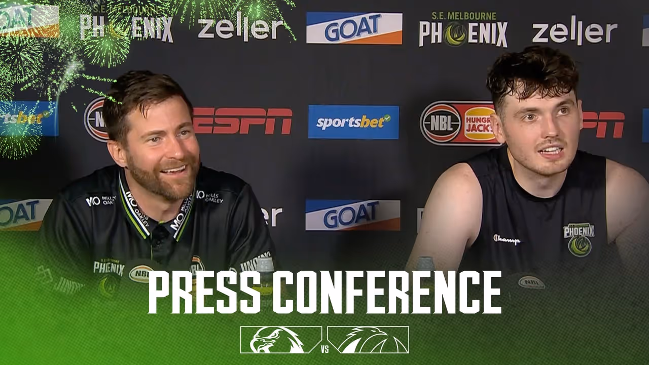 Josh King & Matt Hurt Press Conference vs Illawarra Hawks (Round 14, NBL25)