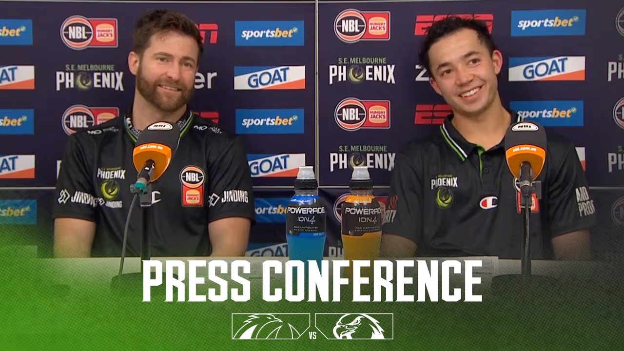 Josh King & Owen Foxwell Press Conference vs Illawarra Hawks (Round 10, NBL25)