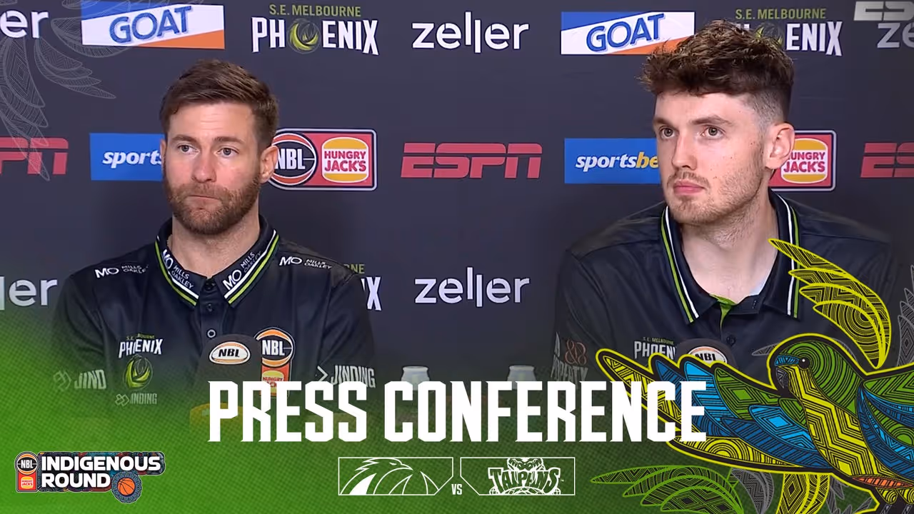 Josh King & Matt Hurt Press Conference vs Cairns Taipans (Round 8, NBL25)