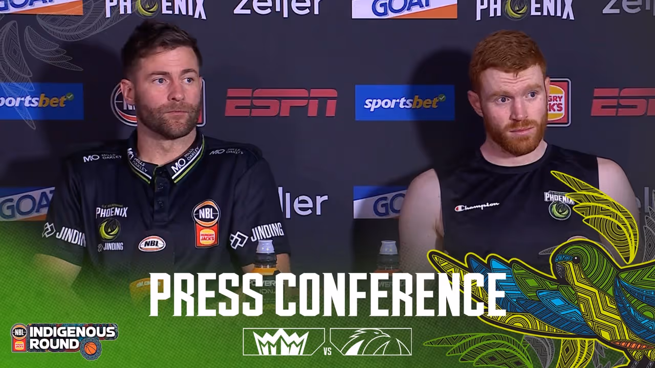Josh King & Angus Glover Press Conference vs Sydney Kings (Round 8, NBL25)