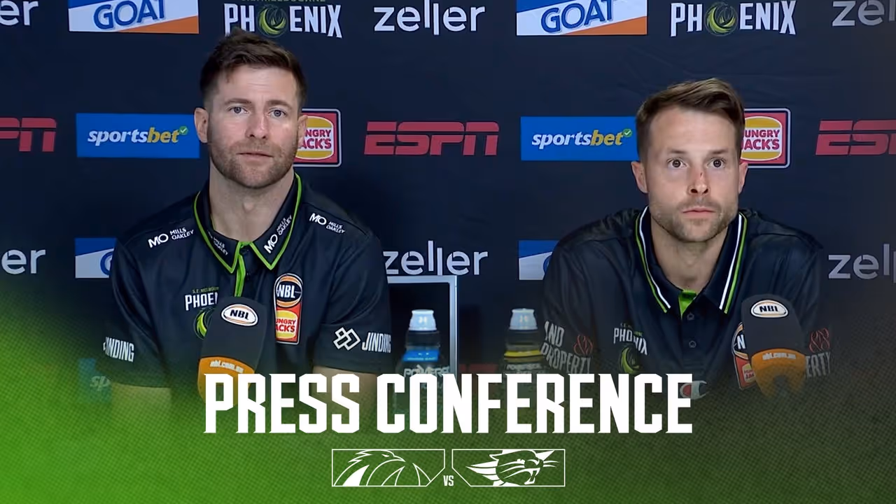 Josh King & Nathan Sobey Press Conference vs Perth Wildcats (Round 7, NBL25)