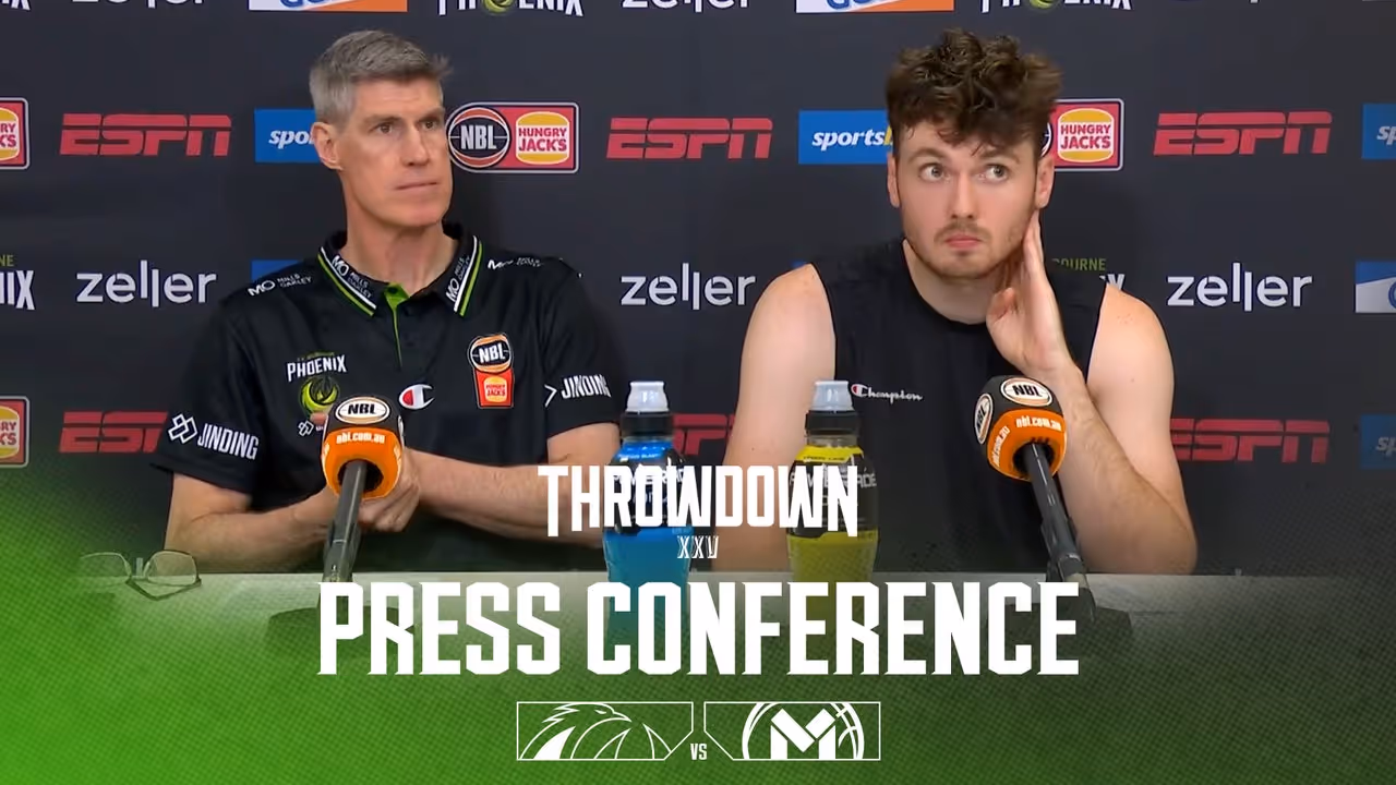 Mike Kelly & Matt Hurt Press Conference vs Melbourne United (Round 2, NBL25)