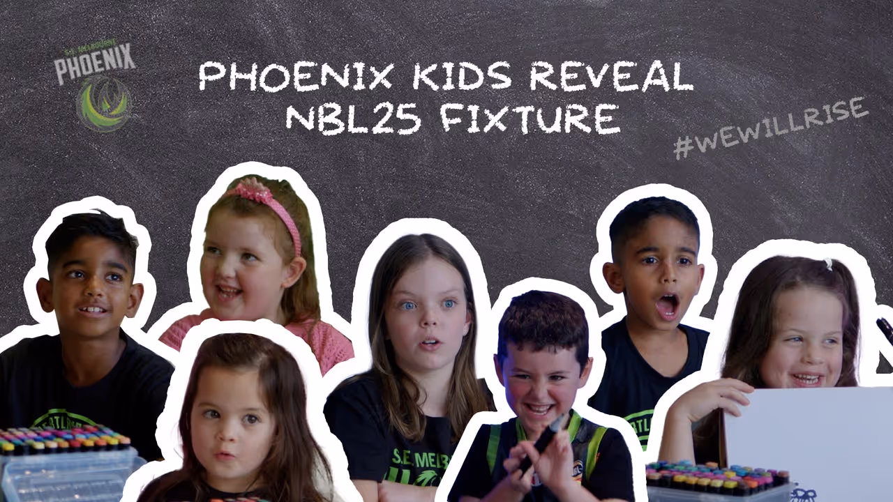 Heartland Hoops Kids Help Reveal Phoenix NBL25 Schedule