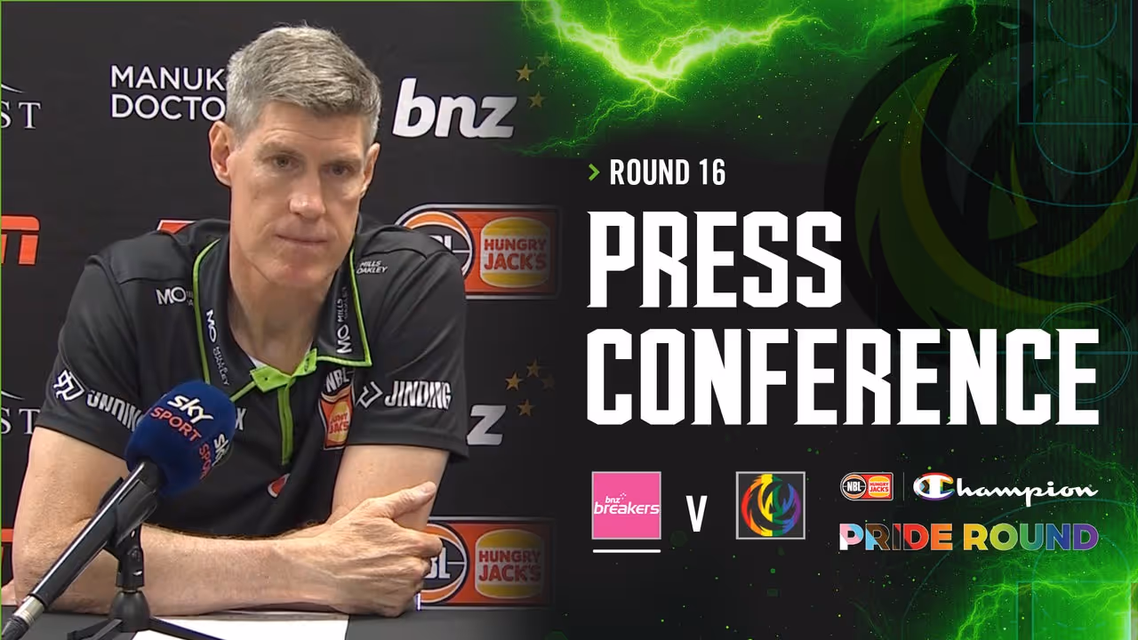 Mike Kelly & Mitch Creek Press Conference vs New Zealand Breakers (Round 16, NBL24)