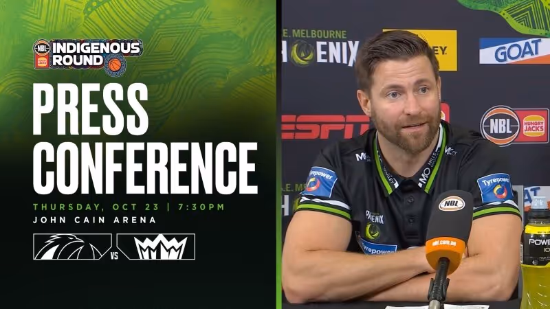 Josh King and Nathan Sobey Press Conference vs Sydney Kings (Round 6, NBL26)
