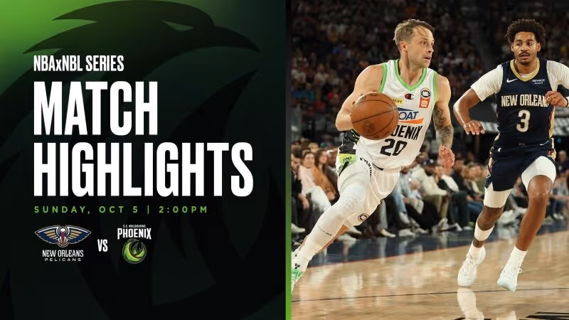 Match highlights: Phoenix vs New Orleans Pelicans (NBAxNBL, Melbourne Series)