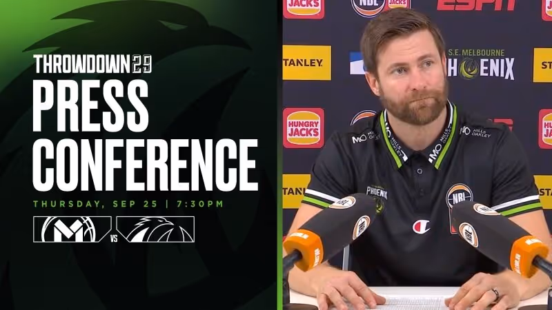 Josh King Press Conference vs Melbourne United (Round 2, NBL26)