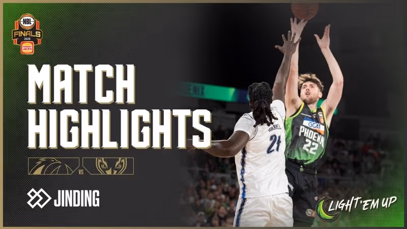 Match Highlights Phoenix vs. 36ers (Play-In, NBL25 Finals)