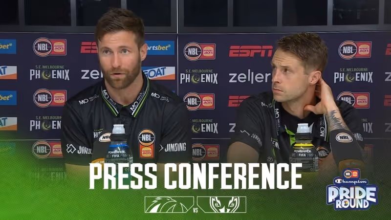 Josh King & Nathan Sobey Press Conference vs Adelaide 36ers (Round 19, NBL25)