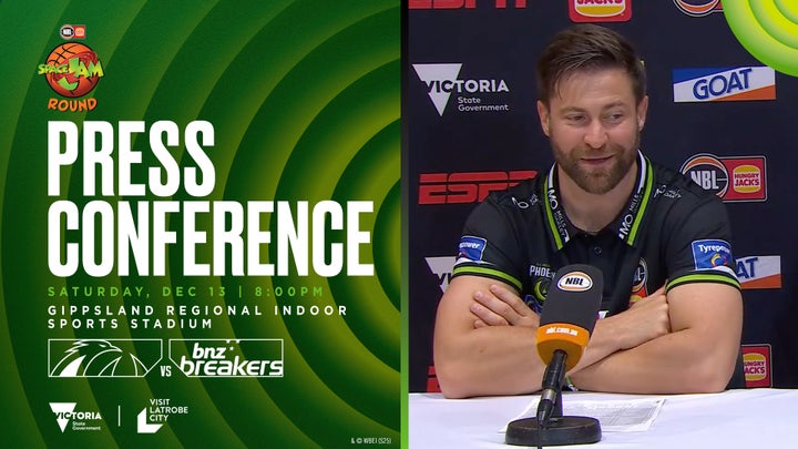 Josh King & Nathan Sobey Press Conference vs New Zealand Breakers (Round 12, NBL26)