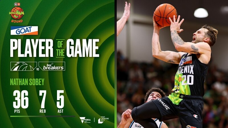 GOAT Player of the Game - Nathan Sobey (Round 12 vs NZ Breakers, NBL26)