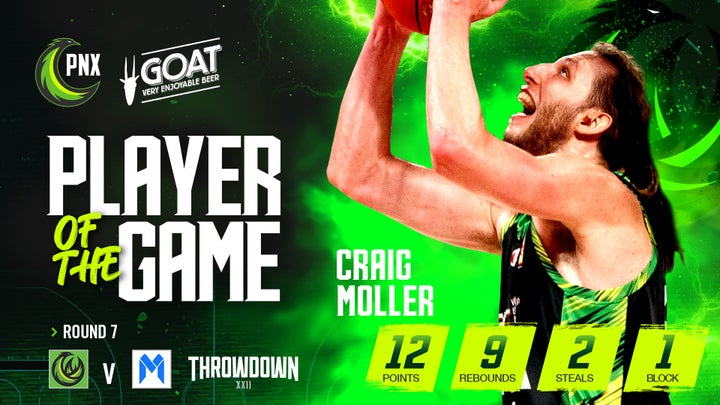 GOAT Player of the Game - Craig Moller (Round 7 vs United, NBL24)