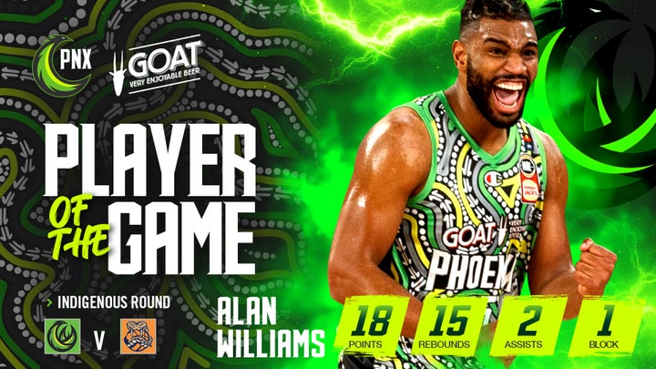 GOAT Player of the Game - Alan Williams (Round 6 vs Taipans, NBL24)