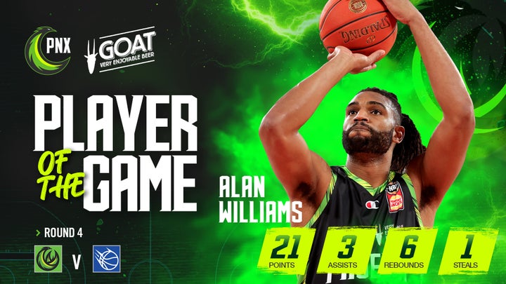 GOAT Player of the Game - Alan Williams (Round 4 vs Bullets, NBL24)