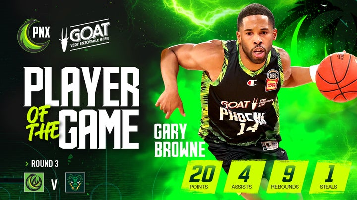 GOAT Player of the Game - Gary Browne (Round 3 vs JackJumpers, NBL24)