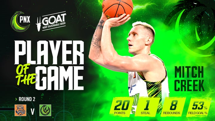 GOAT Player of the Game - Mitch Creek (Round 2 vs Taipans, NBL24)