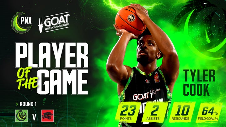 GOAT Player of the Game - Tyler Cook (Round 1 vs Perth, NBL24)