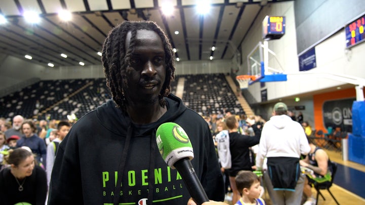 Gorjok Gak post-match interview (Pre-season vs Cal Baptist University)