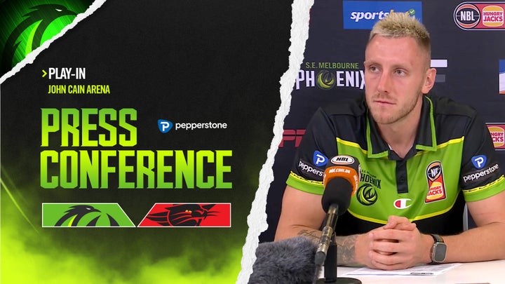 Simon Mitchell & Mitch Creek post-match vs Perth Wildcats (Play-in Qualifier)