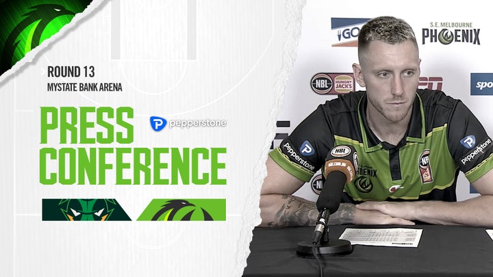 Simon Mitchell & Mitch Creek post-match vs JackJumpers (Round 13, NBL23)