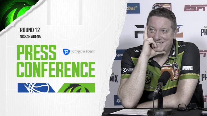 Simon Mitchell & Kyle Adnam post-match press conference vs Brisbane Bullets (Round 12, NBL23)