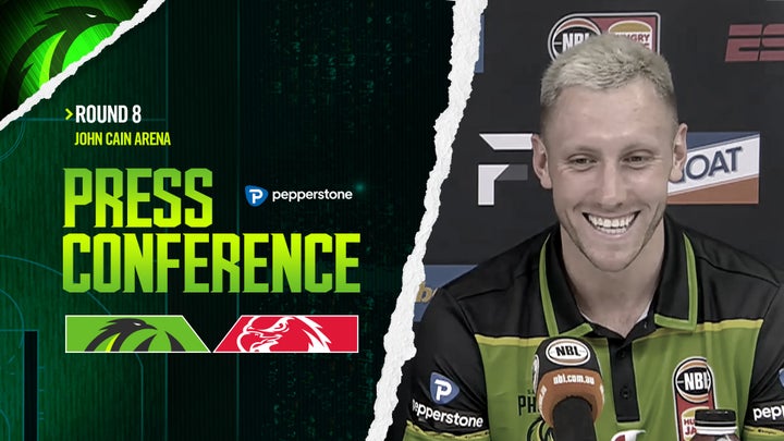 Simon Mitchell & Mitch Creek post-match vs Illawarra Hawks (Round 8, NBL23)