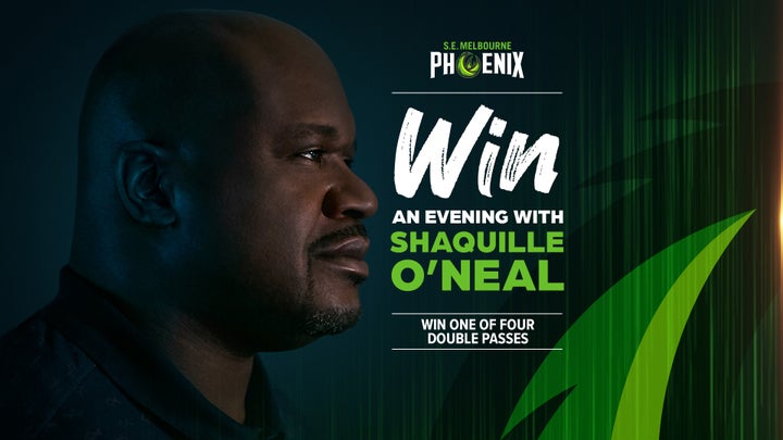 Win one of four double passes for an evening with Shaquille O'Neal