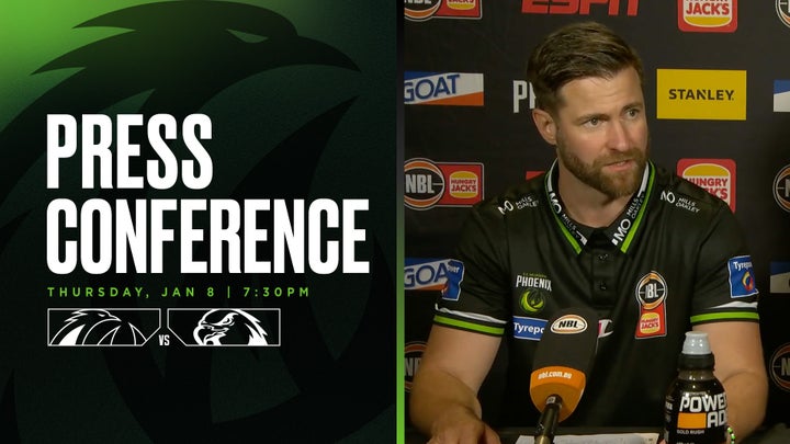 Josh King & DJ Mitchell Press Conference vs Illawarra Hawks (Round 16, NBL26)