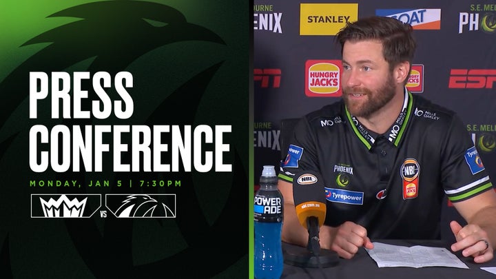 Josh King & Nathan Sobey Press Conference vs Sydney Kings (Round 15, NBL26)