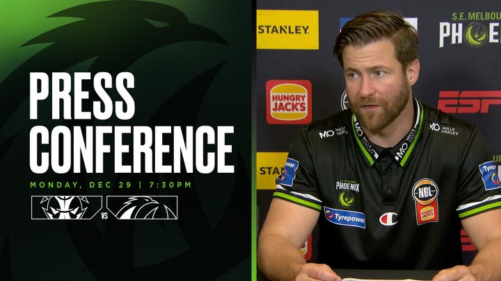 Josh King Press Conference vs Tasmania JackJumpers (Round 14, NBL26)
