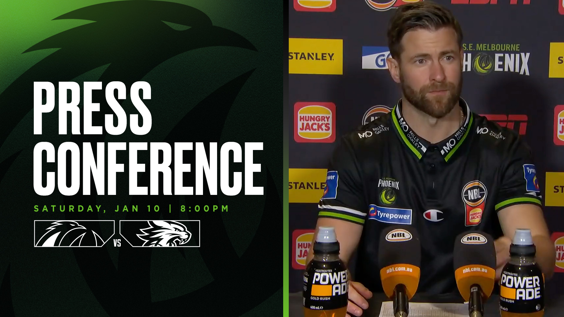 Josh King Press Conference vs Perth Wildcats (Round 16, NBL26)