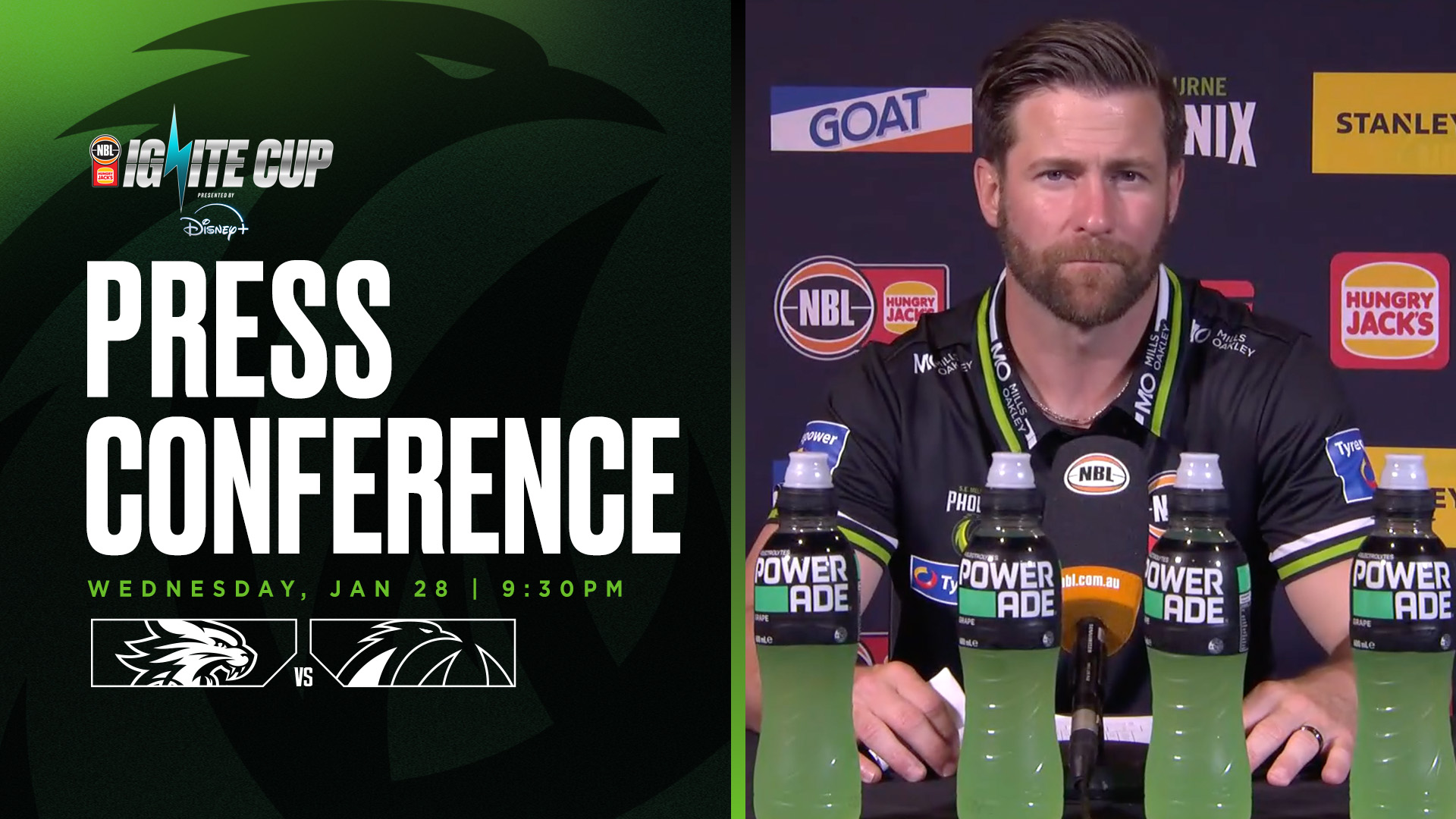 Josh King Press Conference vs Perth Wildcats (Round 19, NBL26)