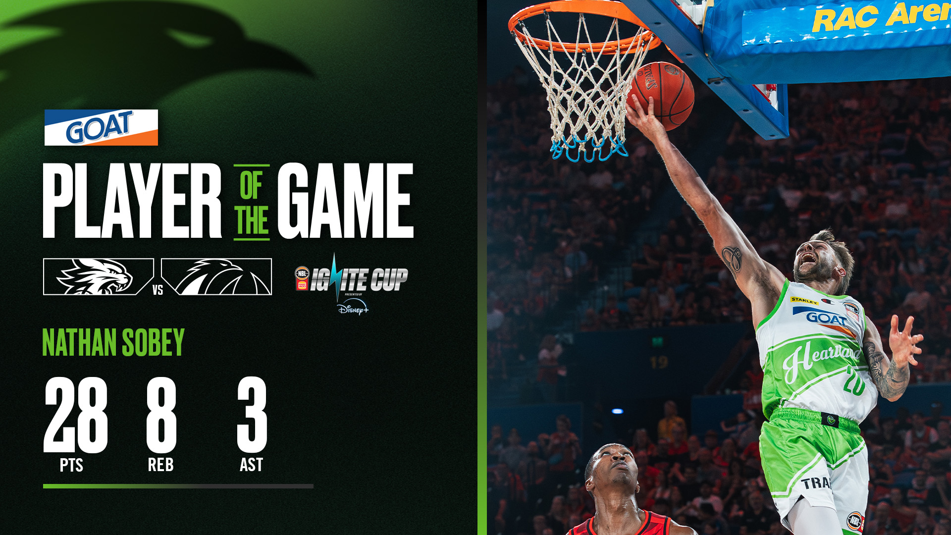 GOAT Player of the Game - Nathan Sobey (Round 19 vs Wildcats, NBL26)