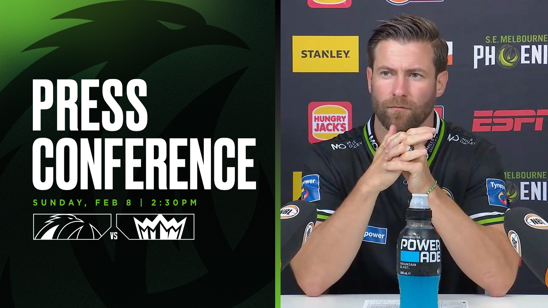 Josh King Press Conference vs Sydney Kings (Round 20, NBL26)