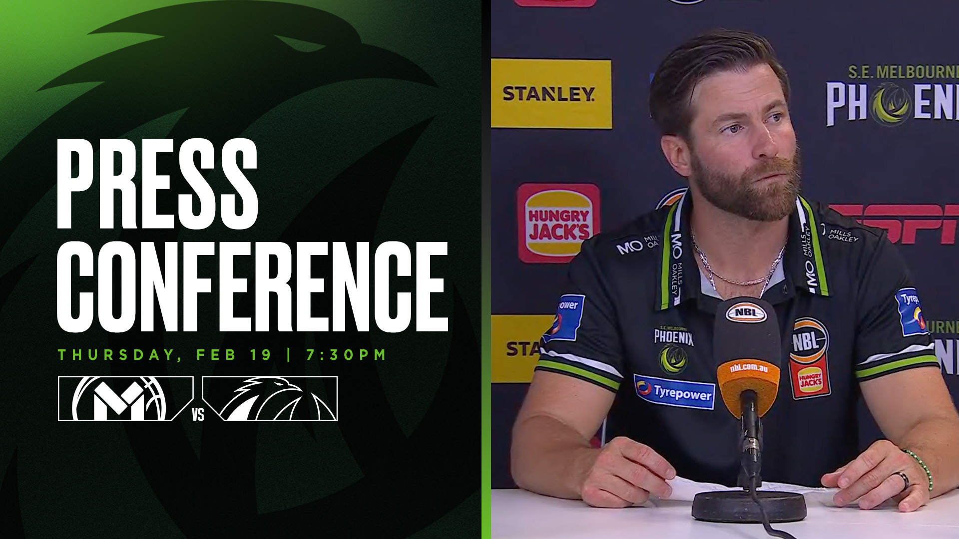 Josh King Press Conference vs Melbourne United (Round 22, NBL26)