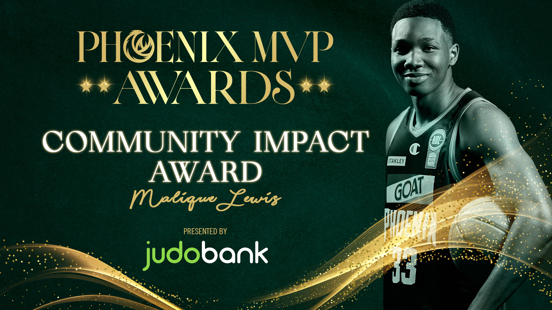 Community Impact Award NBL26 - Malique Lewis