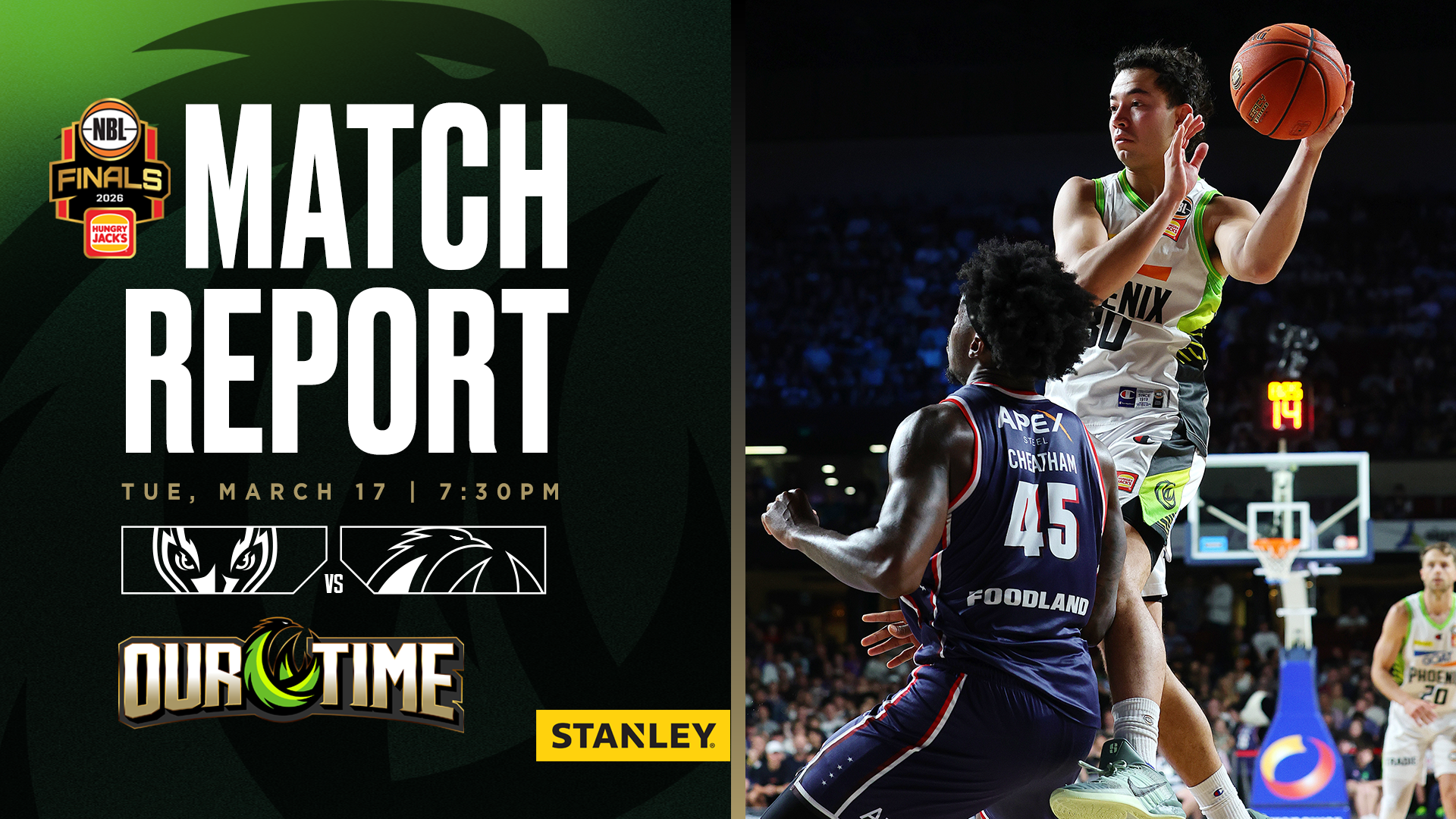 STANLEY MATCH REPORT: Phoenix bow out of NBL26 in semi-final loss