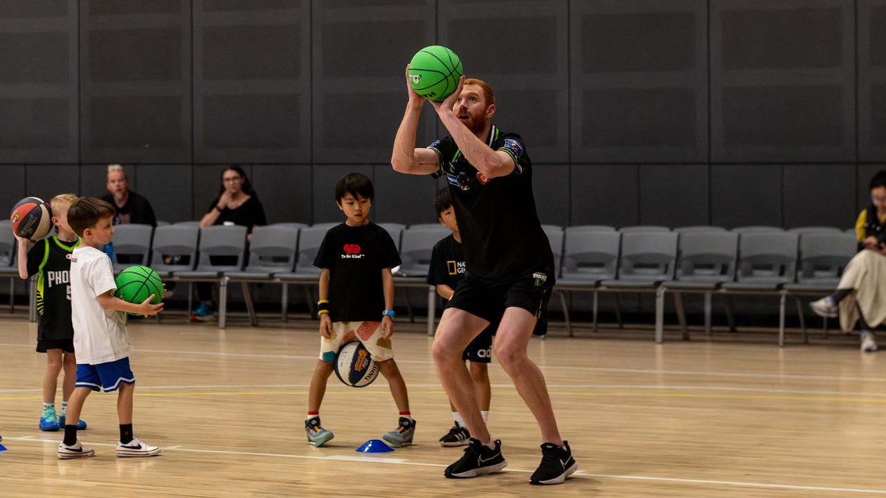 Angus Glover's tips for shooting a basketball