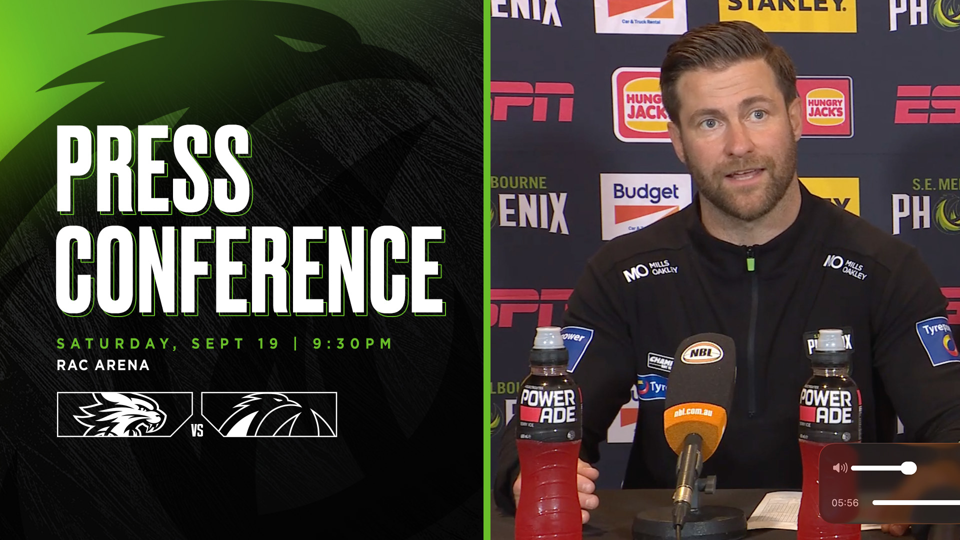 Josh King & Dash Daniels Press Conference vs Perth Wildcats (Round 1, NBL27)