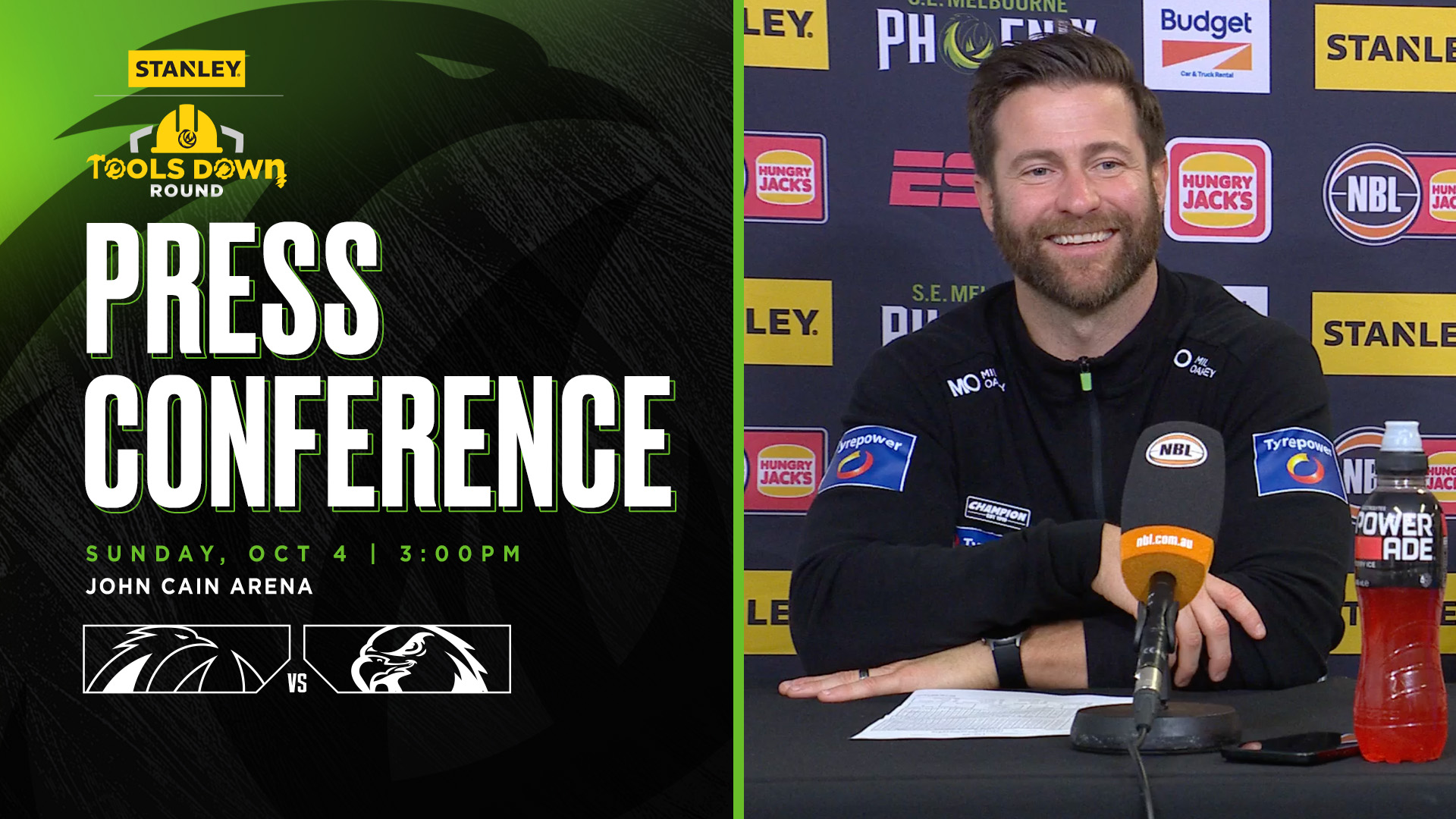 Josh King and Nathan Sobey Press Conference vs Illawarra Hawks (Round 3, NBL27)