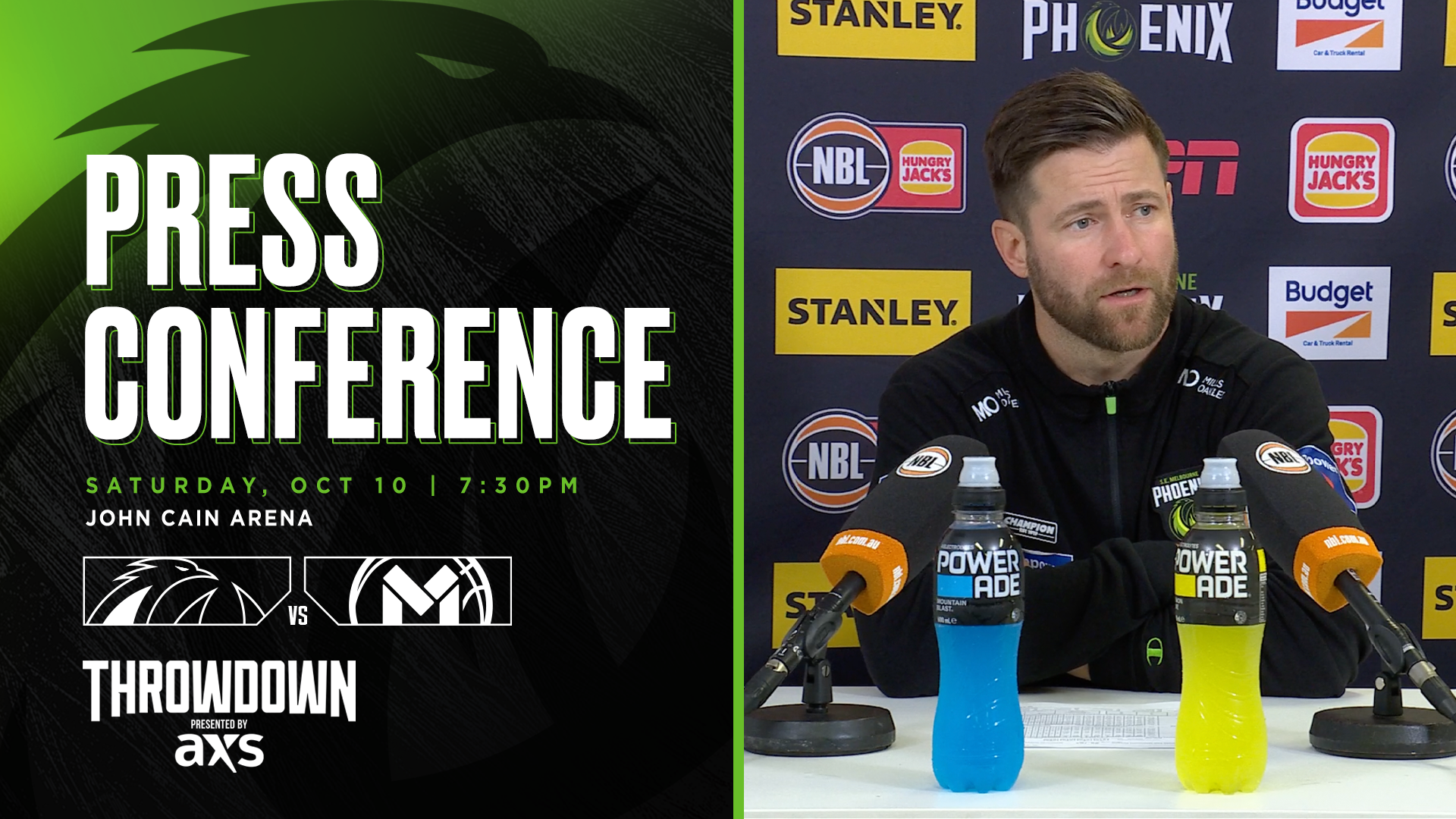 Josh King Press Conference vs Melbourne United (Round 4, NBL27)