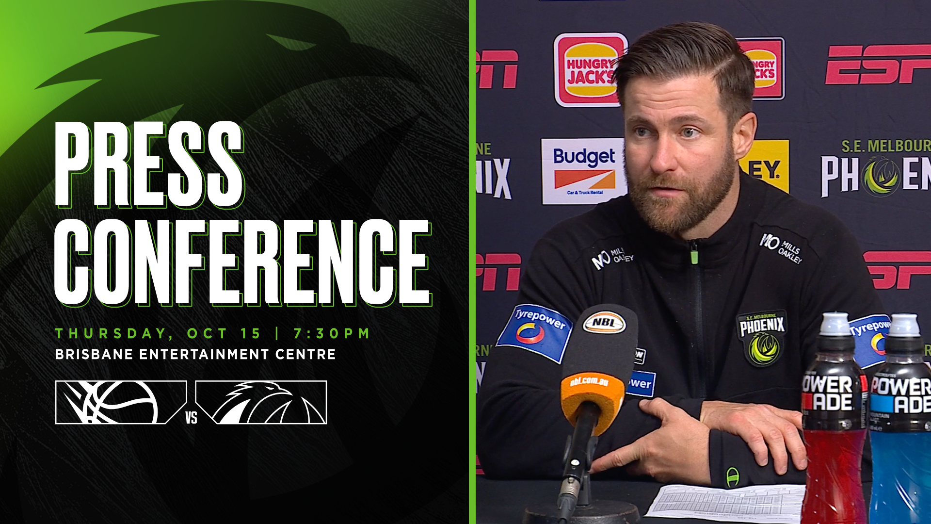 Josh King Press Conference vs Brisbane Bullets (Round 5, NBL27)