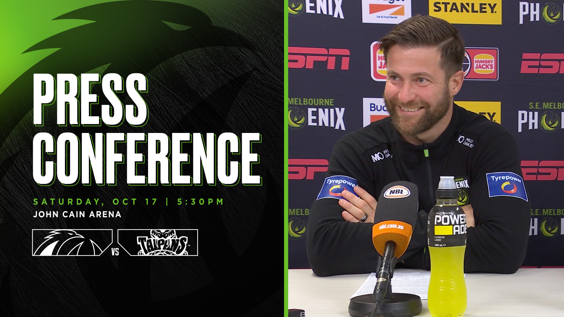 Josh King and Angus Glover Press Conference vs Cairns Taipans (Round 5, NBL27)