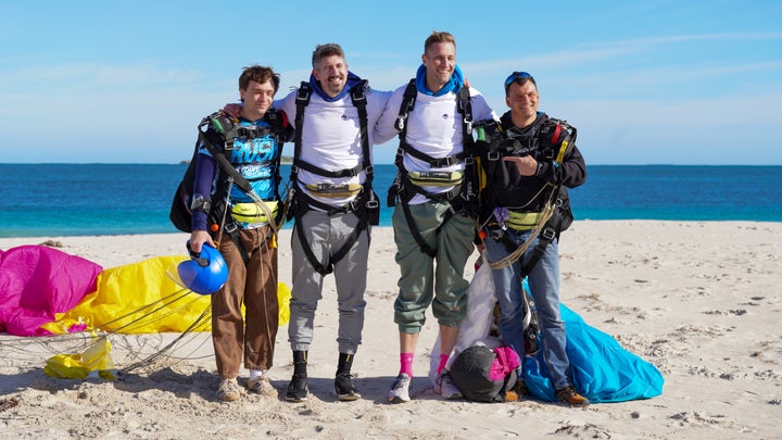 Greg Hire and Jesse Wagstaff complete Leap for Life!