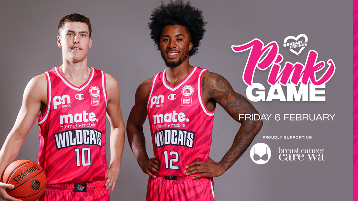 The Perth Wildcats Pink Jerseys are here for NBL26!