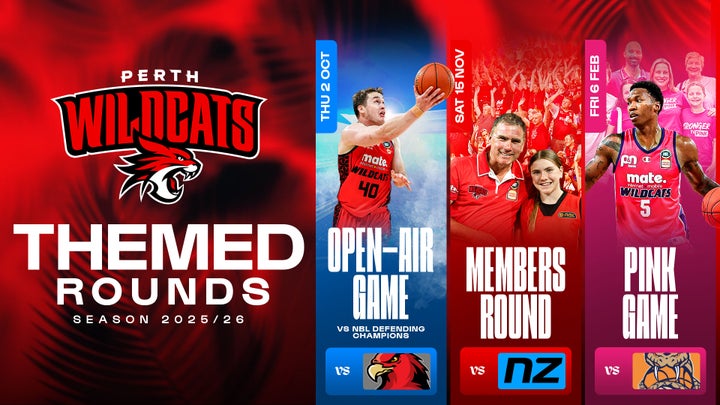 Wildcats Reveal Blockbuster Themed Rounds for NBL26