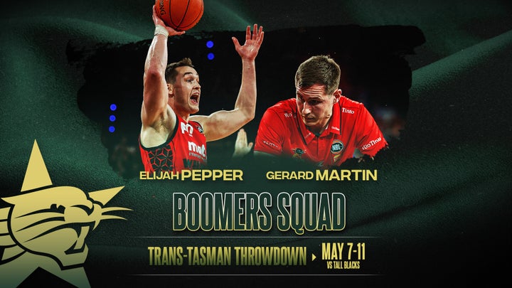 Pepper joins coach Martin in Boomers squad for trans-Tasman series